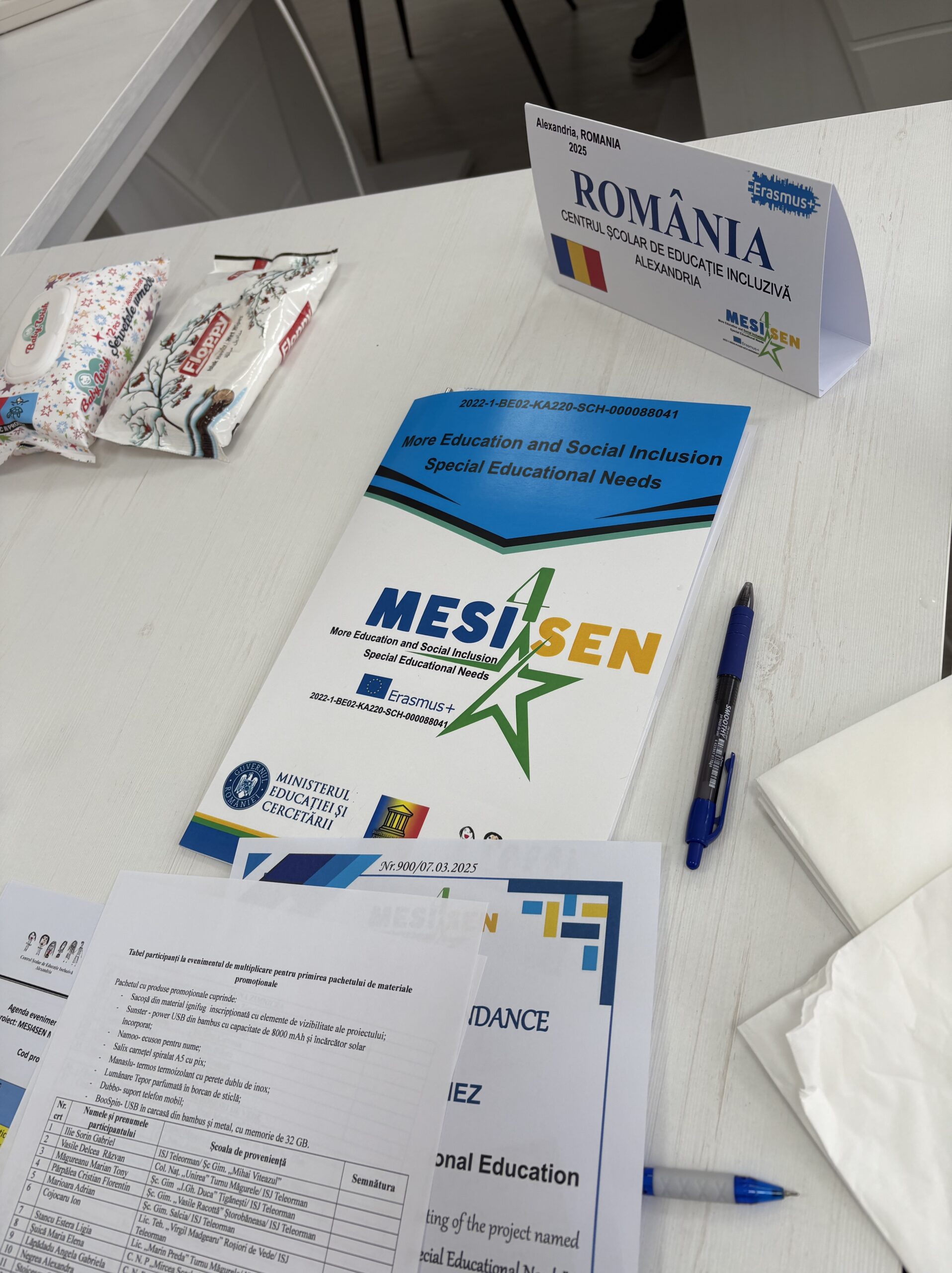 TPM 4 – MESI4SEN – More Education and Social Inclusion for Special Educational Needs