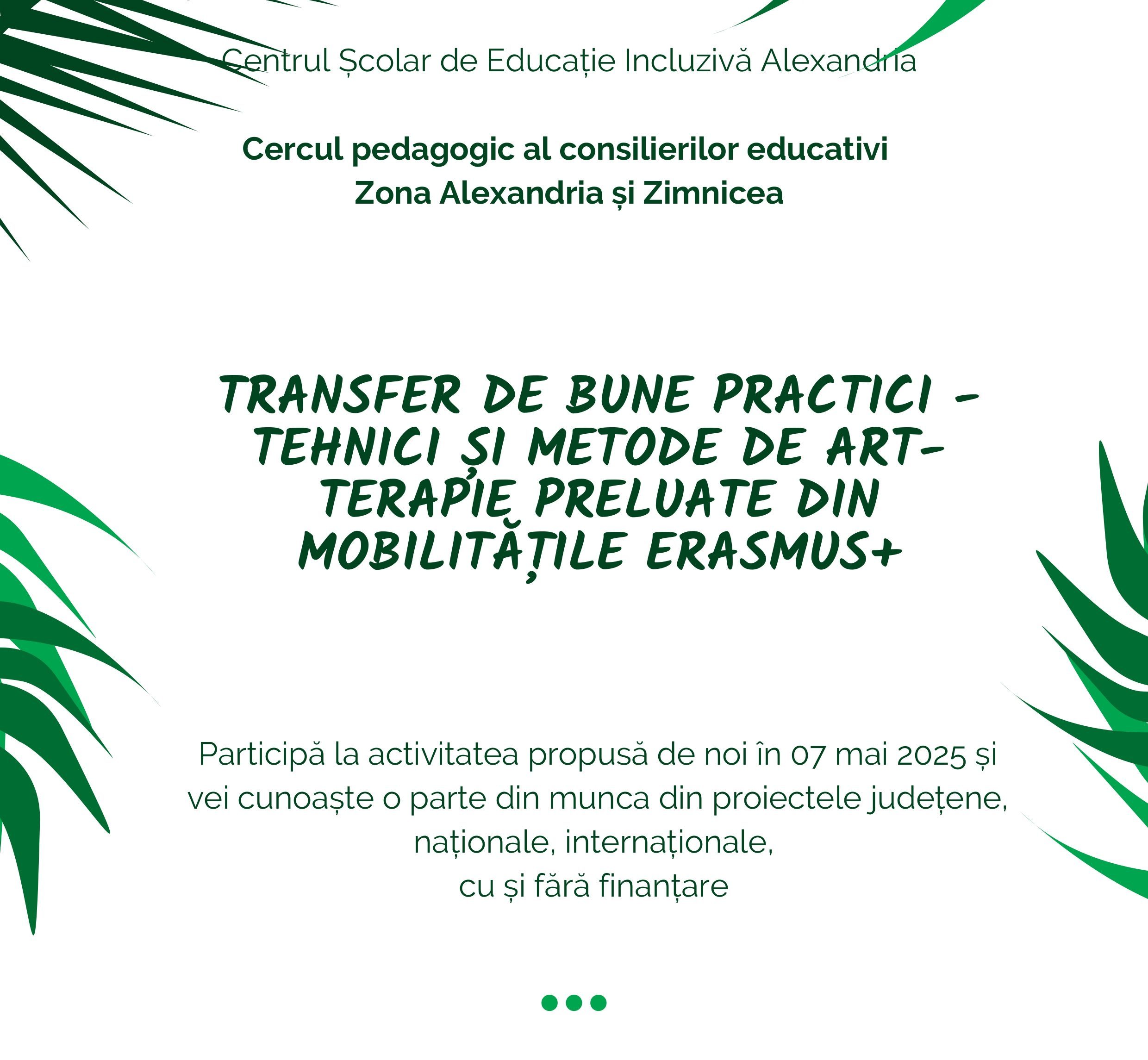 Cercul pedagogic al consilierilor educativi